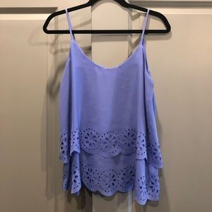 💜 Francesca’s Myan Purple Top 💜